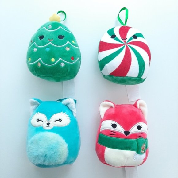 Squishmallows Other - Squishmallows Kellytoy Holiday Ornaments 4"